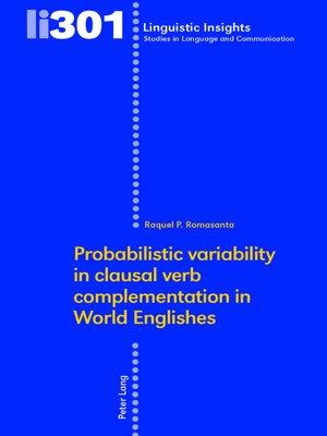 cover image of Probabilistic variability in clausal verb complementation in World Englishes